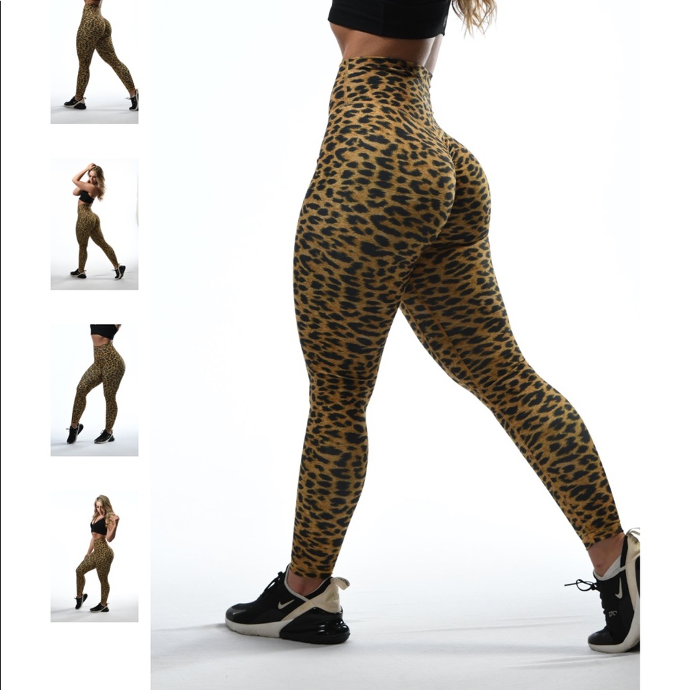 Tyc leggings effortless scrunch booty leopard
